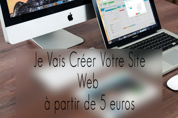Je vais créer Votre Site WordPress vitrine optimisé pour le mobile pour 5 €