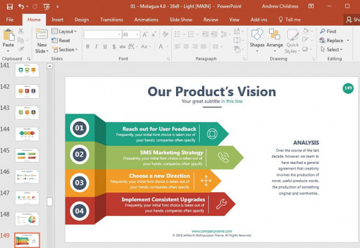 How to make a business presentation on powerpoint image